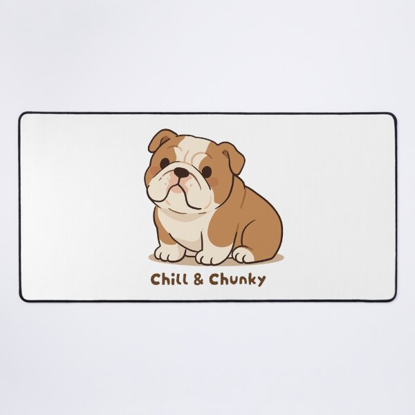 Item preview, English Bulldog Chill And Chunky Cute Puppy designed and sold by MJ ART.