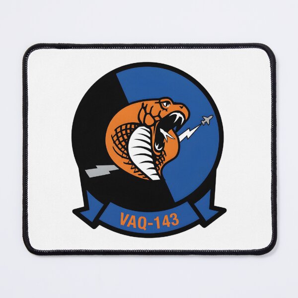Item preview, Official Insignia of Tactical Electronic Warfare Squadron 143 (VAQ-143) "Cobras" designed and sold by CharlieDesings.