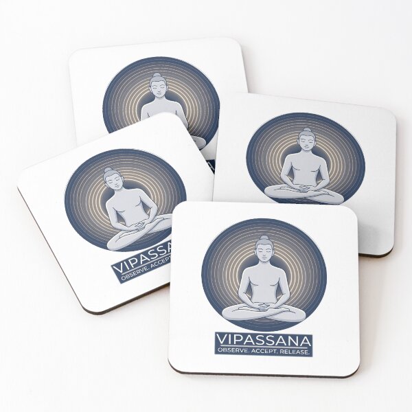 Item preview,  Vipassana – Observe Accept Release | Buddhist Mindfulness Awareness Graphic designed and sold by ArtsyExplorer.