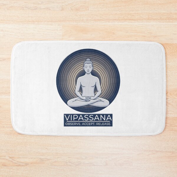 Item preview,  Vipassana – Observe Accept Release | Buddhist Mindfulness Awareness Graphic designed and sold by ArtsyExplorer.