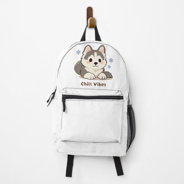 Item preview, Siberian Husky Chill Vibes Cute Kawaii Puppy designed and sold by MJ ART.