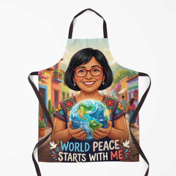 Item preview, AI Art - World Peace Starts with Me designed and sold by Whimsyful Designs.