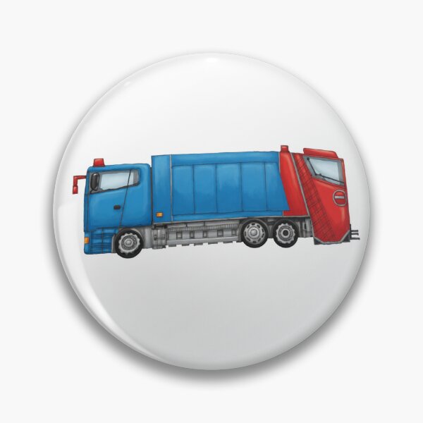 Item preview, Colorful Garbage Truck – Modern Urban Vehicle Illustration designed and sold by BlueMile.