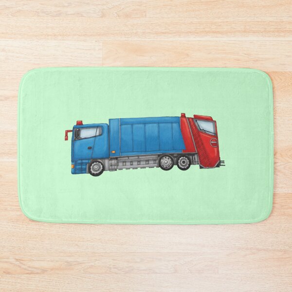 Item preview, Colorful Garbage Truck – Modern Urban Vehicle Illustration designed and sold by BlueMile.