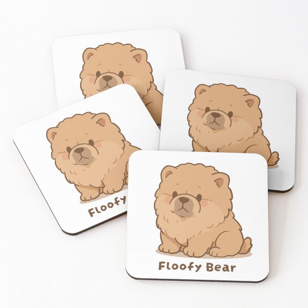 Item preview, Chow Chow Floofy Bear Cute Kawaii Puppy designed and sold by MJ ART.