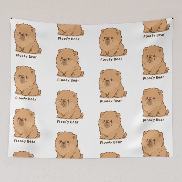 Item preview, Chow Chow Floofy Bear Cute Kawaii Puppy designed and sold by MJ ART.