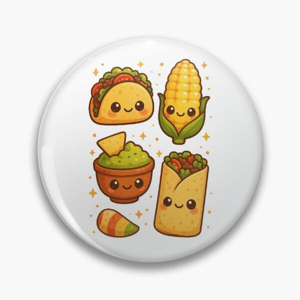 Item preview, Colección de comida tradicional mexicana adorable designed and sold by ArchonStudios.