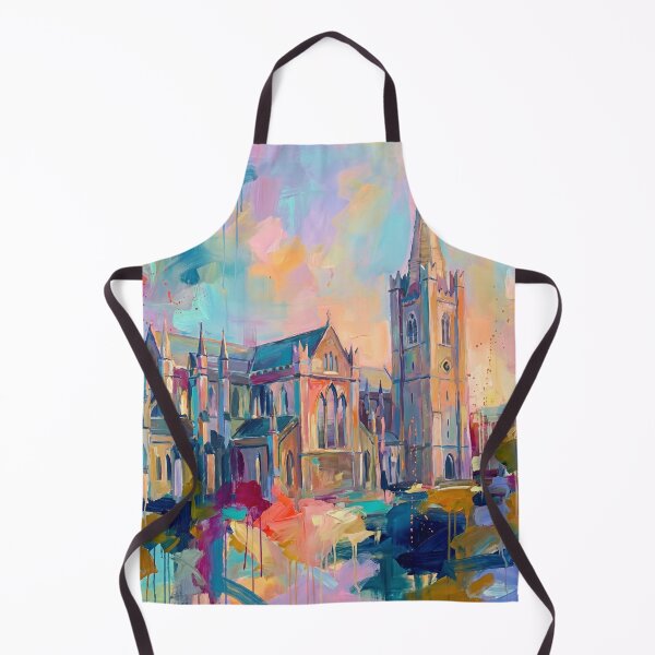 Item preview, Vibrant Abstract St Patrick’s Cathedral Dublin Art designed and sold by Printpix.