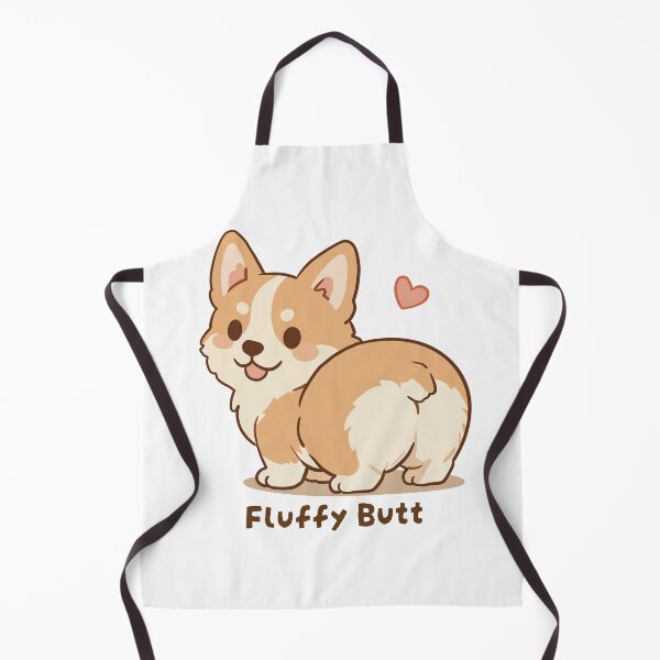Item preview, Corgi Fluffy Butt Cute Kawaii Puppy designed and sold by MJ ART.