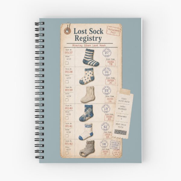 Item preview, Lost Sock Registry Missing Laundry Humor designed and sold by Ombrya.