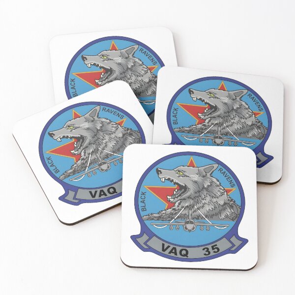 Item preview, VAQ-35 Black Ravens Squadron Insignia designed and sold by CharlieDesings.