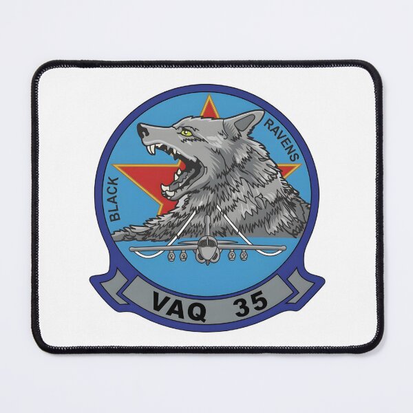 Item preview, VAQ-35 Black Ravens Squadron Insignia designed and sold by CharlieDesings.