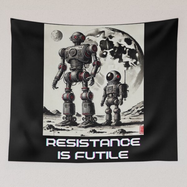 Item preview, Humanoid Robot The Bots Are Coming AI Sci Fi Futuristic Android AI Tech Graphic Tee designed and sold by TEEJAMBOREE.