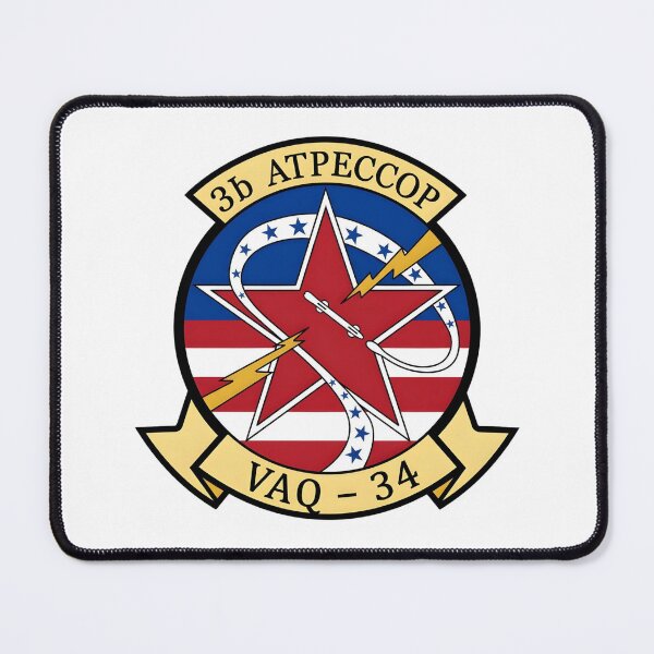 Item preview, VAQ-34 Flashbacks Squadron Insignia designed and sold by CharlieDesings.