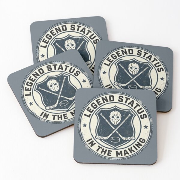 Item preview, Legend Status In The Making - Vintage Hockey Postseason Shield designed and sold by Blaze & Trail Creative.
