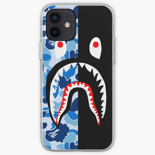 bleu noir noir Coque souple iPhone