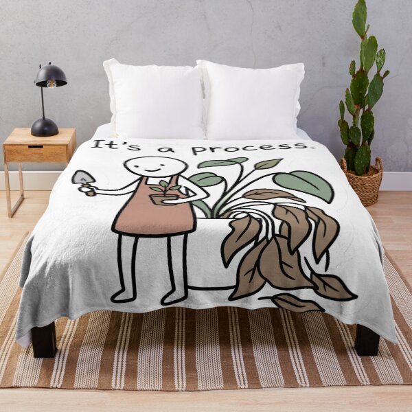 Item preview, Relatable Plant Parent Stickman Funny Nature Lover Doodle Aesthetic Process designed and sold by StickyGuys.