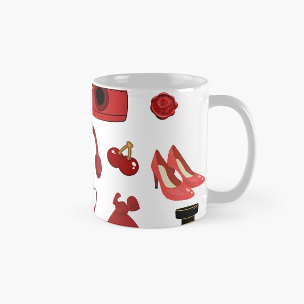 Item preview, Red Fashion Aesthetic – Heels, Perfume, Dress & Cherry Stickers designed and sold by ravenRM.