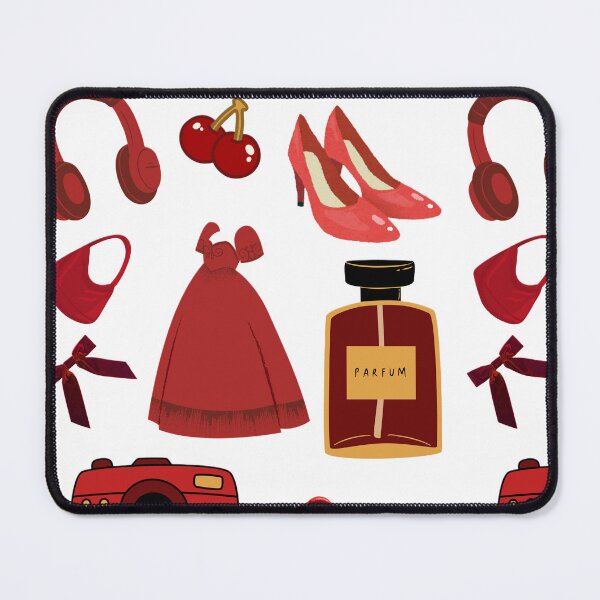 Item preview, Red Fashion Aesthetic – Heels, Perfume, Dress & Cherry Stickers designed and sold by ravenRM.