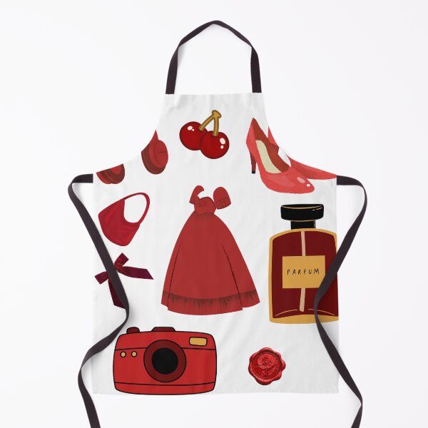 Item preview, Red Fashion Aesthetic – Heels, Perfume, Dress & Cherry Stickers designed and sold by ravenRM.