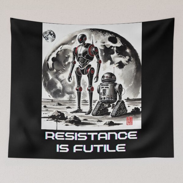 Item preview, Humanoid Robot The Bots Are Coming AI Sci Fi Futuristic Android AI Tech Graphic Tee designed and sold by TEEJAMBOREE.