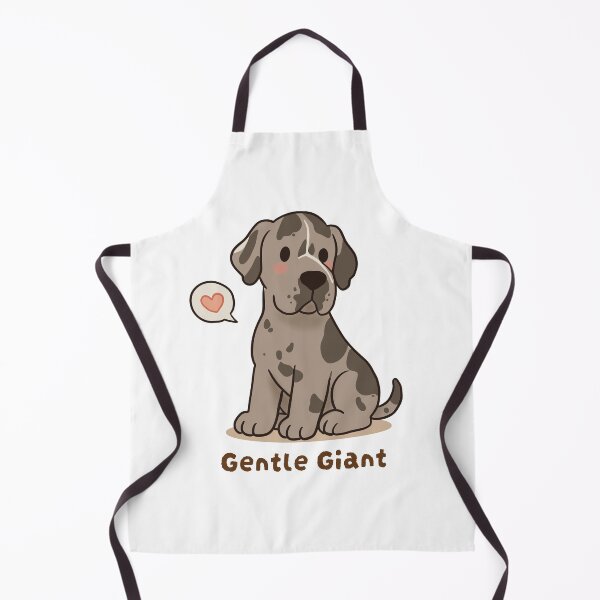 Item preview, Great Dane Gentle Giant Cute Kawaii Puppy designed and sold by MJ ART.