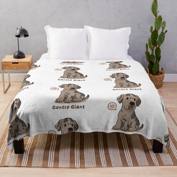 Item preview, Great Dane Gentle Giant Cute Kawaii Puppy designed and sold by MJ ART.