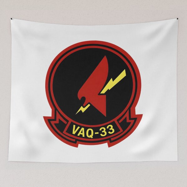 Item preview, VAQ-33 Firebirds Squadron Insignia designed and sold by CharlieDesings.