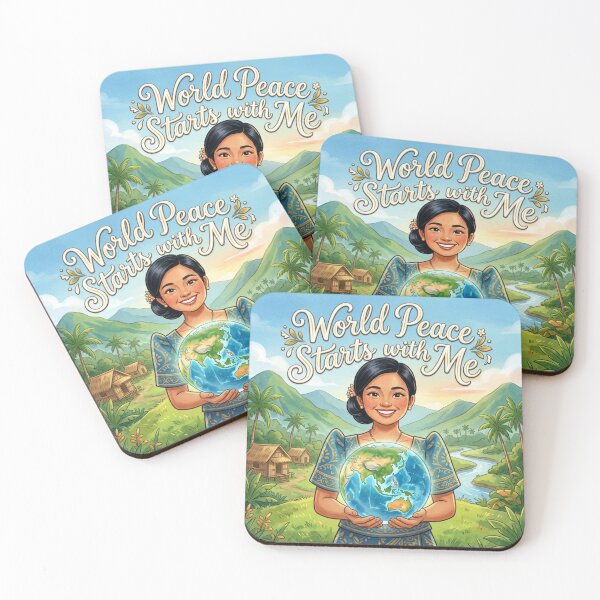Item preview, AI Art - World Peace Starts with Me designed and sold by Whimsyful Designs.