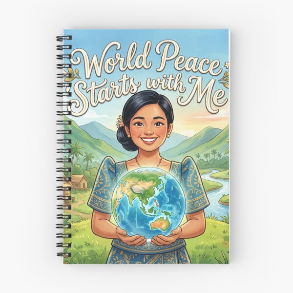 Item preview, AI Art - World Peace Starts with Me designed and sold by Whimsyful Designs.