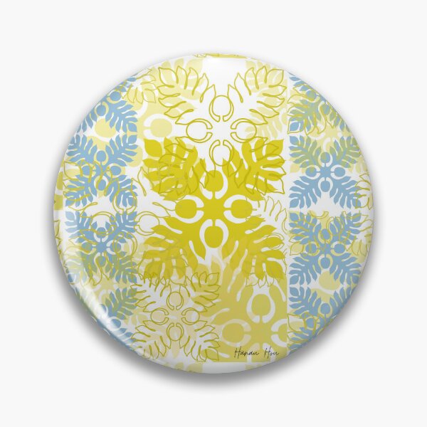 Item preview, Ulu Kapakahi - Chartreuse & polū designed and sold by Hānau Hou.