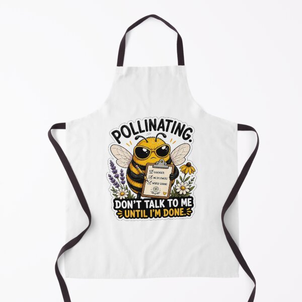 Item preview, Grumpy Bee Pollinating Checklist Sticker designed and sold by Gentlestate.