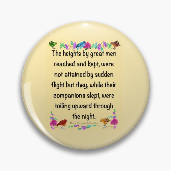 Item preview, Inspirational motivational affirmation 2026 The heights by great men reached and kept designed and sold by Artonmytee.