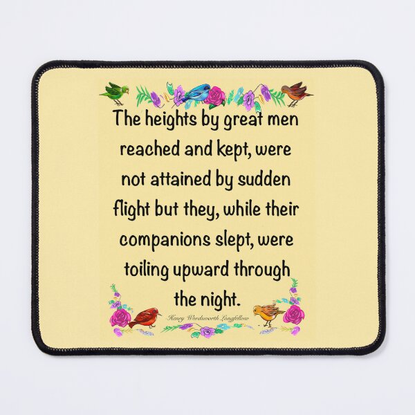 Item preview, Inspirational motivational affirmation 2026 The heights by great men reached and kept designed and sold by Artonmytee.