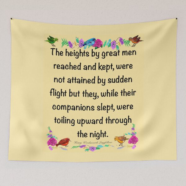 Item preview, Inspirational motivational affirmation 2026 The heights by great men reached and kept designed and sold by Artonmytee.