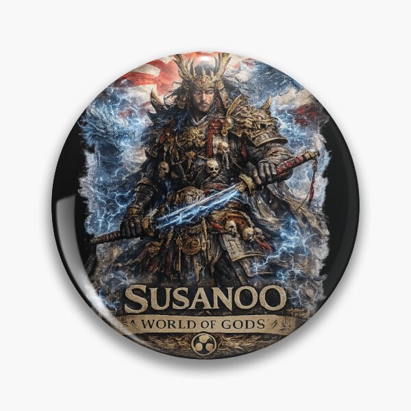 Item preview, Susanoo – World of Gods Series | Mythology Art, Dark Vintage Design designed and sold by MaximusFilth.