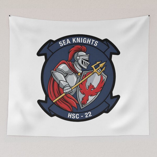 Item preview, HSC-22 Sea Knights Squadron Insignia designed and sold by CharlieDesings.