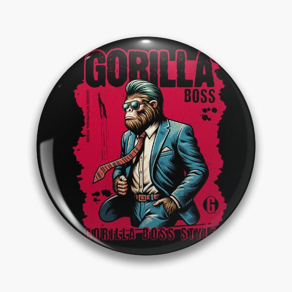 Item preview, gorilla boss designed and sold by wildforcedesign.