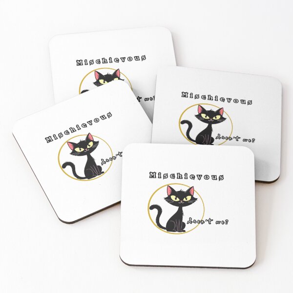Item preview, Mischievous Black Cat Energy designed and sold by The Laughing Lab.