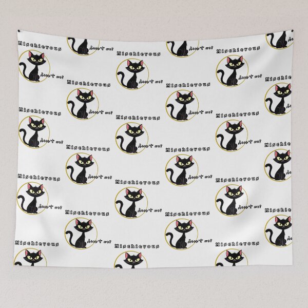 Item preview, Mischievous Black Cat Energy designed and sold by The Laughing Lab.