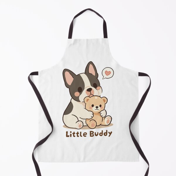 Item preview, French Bulldog Little Buddy Cute Kawaii Puppy designed and sold by MJ ART.