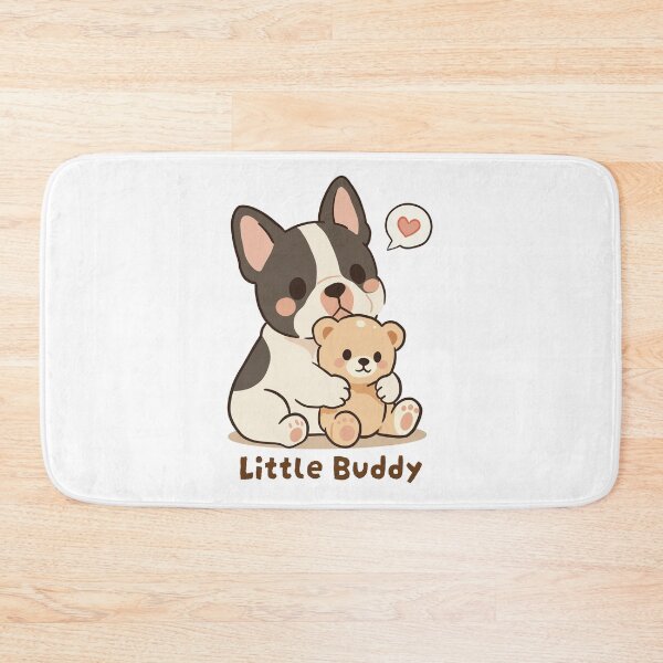 Item preview,  French Bulldog Little Buddy Cute Kawaii Puppy designed and sold by MJ ART.
