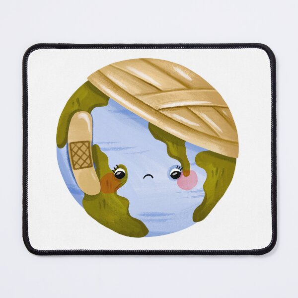 Item preview, Injured Earth Planet with Bandage designed and sold by the-myro.