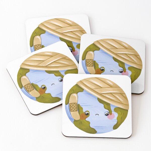 Item preview, Injured Earth Planet with Bandage designed and sold by the-myro.