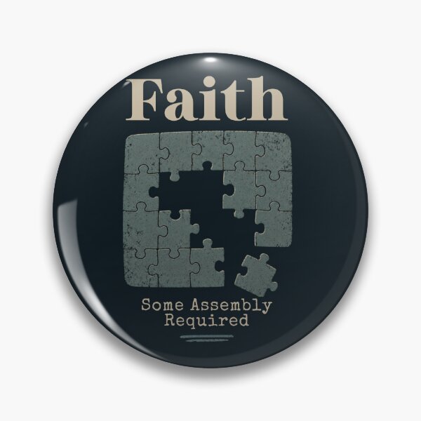 Item preview, Faith Some Assembly Required - Minimalist Puzzle Design designed and sold by Alt Christian.