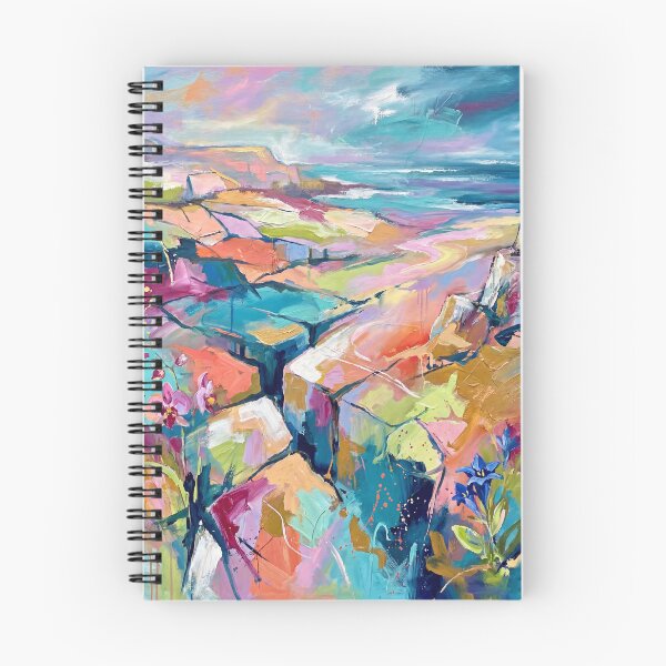 Item preview, Vibrante pintura abstracta de paisaje de Burren, Irlanda. designed and sold by Printpix.