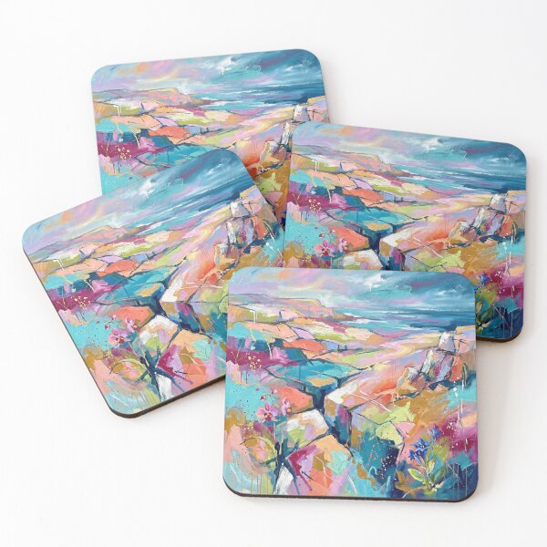 Item preview, Vibrant Abstract Burren Ireland Landscape Painting designed and sold by Printpix.
