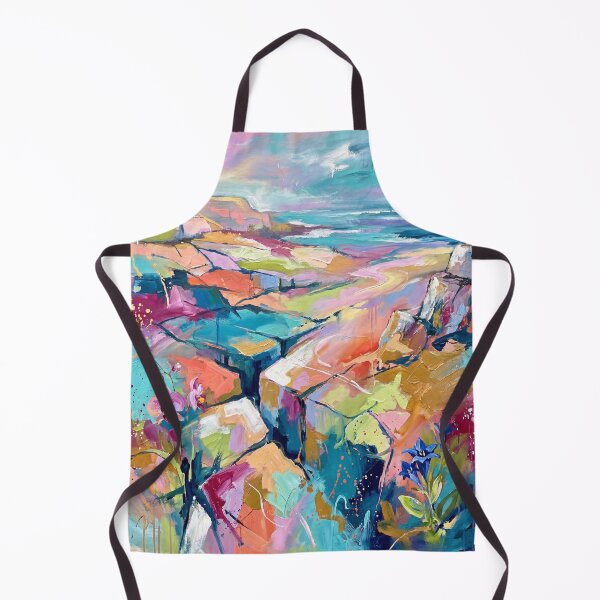Item preview, Vibrant Abstract Burren Ireland Landscape Painting designed and sold by Printpix.