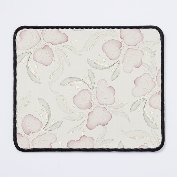 Item preview, Watercolor Blush Peonies Gold Glitter Floral Pattern designed and sold by AneissPiaf.