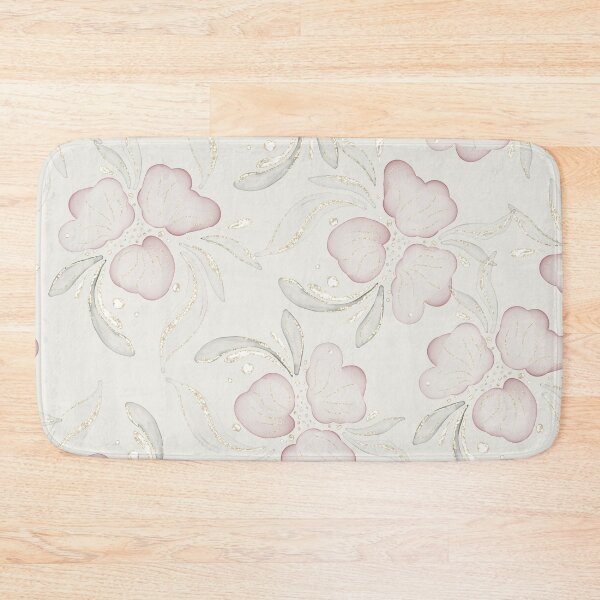 Item preview, Watercolor Blush Peonies Gold Glitter Floral Pattern designed and sold by AneissPiaf.